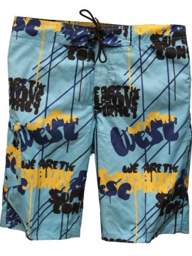 SHORTS Wesc emile blue