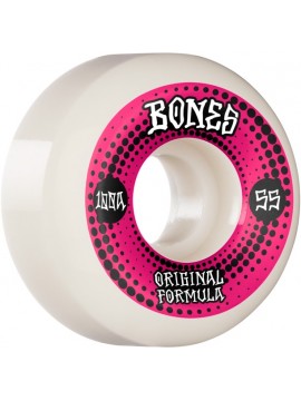 ROUES Bones 100's original sidecut v5 white 55mm