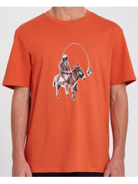 Tshirts Volcom Ass Off Burnt ochre