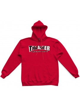 SWEATS hood Thrasher X Baker red