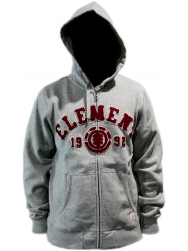 SWEATS  hoodzip Element stratford heather grey