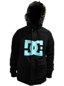 SWEATS  hoodzip Dc trillion black