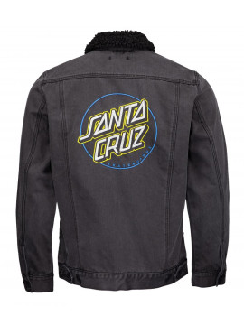 JACKETS SANTA CRUZ Void ring dot denim black wash