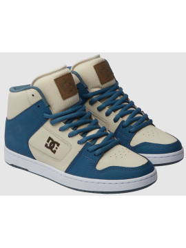 SHOES DC Manteca4 HI grey blue white 