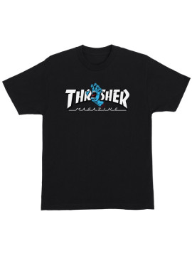 TSHIRTS Santa Cruz Thrasher screaming black