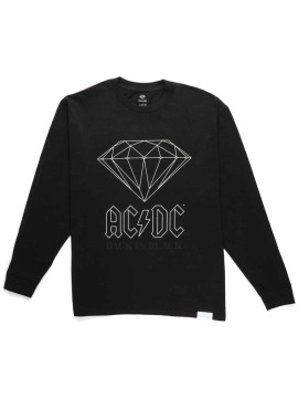 TSHIRTS Diamond LS back in black