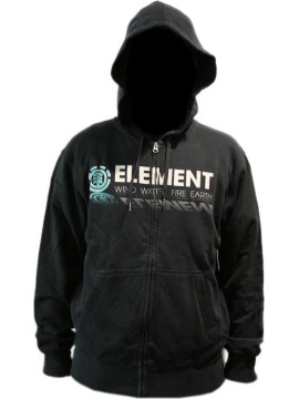 SWEATS  hoodzip Element reflector black
