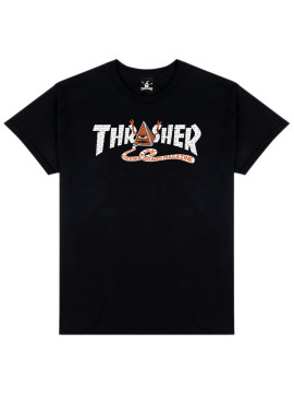 TSHIRTS Thrasher X Toy Machine Pyramid black
