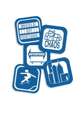 DIVERS stickers 411 icons assorted x5