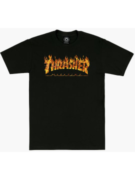 TSHIRTS Thrasher inferno black