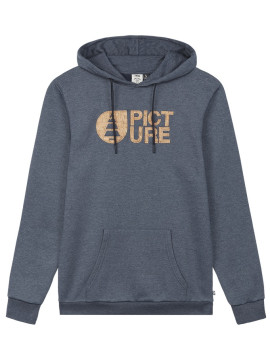 Sweats hood Picture Basement cork dark blue melange