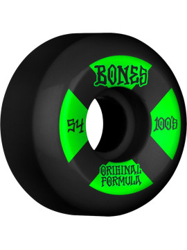 ROUES Bones 100's  4 v5 black green 54mm