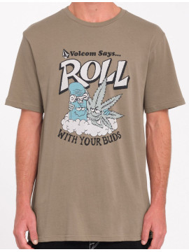 Tshirts Volcom Budz teak