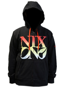 SWEATS  hoodzip Nixon philly black sunrise