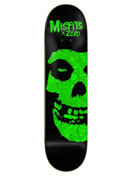 DECKS Zero Misfits skull collage green (Grip compris)