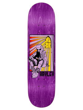 DECKS Real Hayley stained purple (grip compris)