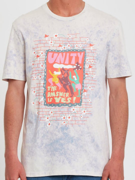 Tshirts Volcom Egle zvirblyte 2 FA angled bleach wash 