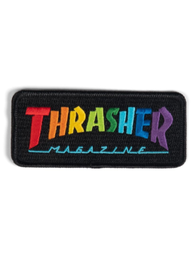 PATCHS Thrasher rainbow 10 x 4,5 cm