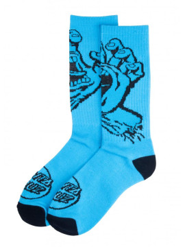 DIVERS Chaussettes Santa Cruz Screaming hand monog cyan