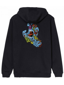 SWEATS hood Santa Cruz Roskopp Screaming Five black