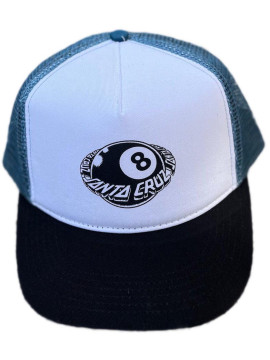 CASQUETTES Santa Cruz snap trucker Winkowski Eighth planet white blue
