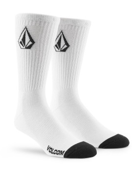 DIVERS Chaussettes Volcom fullstone white black x3