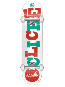 DECKS complete Cliché woodcut red teal