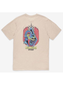 Tshirts Volcom Draggin stone light khaki