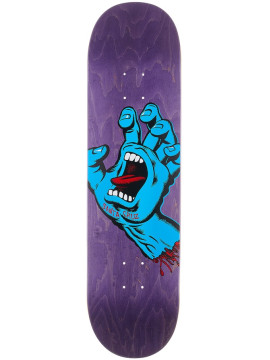 DECKS Santa Cruz screaming hand purple (grip compris)
