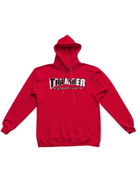 SWEATS hood Thrasher X Baker red