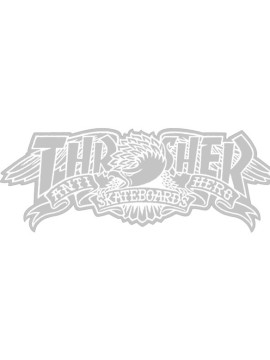 DIVERS stickers Thrasher X Antihero banner white 20cm