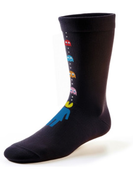 DIVERS Chaussettes Girl Pac-man game over black