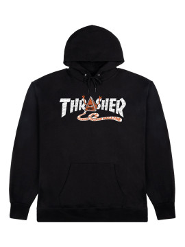 SWEATS hood Thrasher X Toy Machine Pyramid black