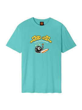 TSHIRTS Santa Cruz Winkowski surf front pool blue