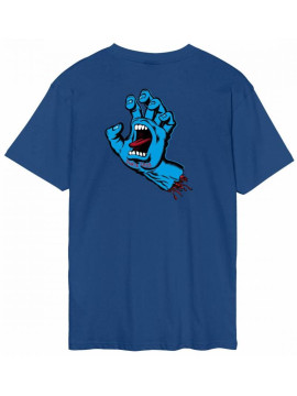 TSHIRTS Santa Cruz Screaming Hand chest rich navy