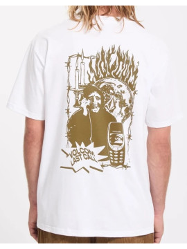 Tshirts Volcom Last call white