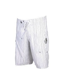SHORTS Volcom maguro stripe white