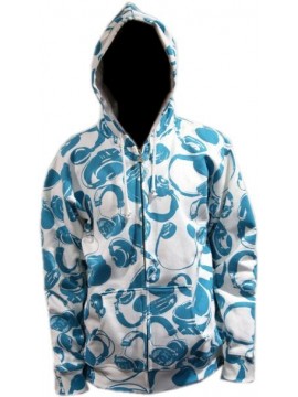 SWEATS  hoodzip Dc Cannery white sky