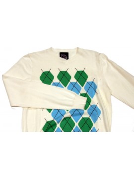 PULLS   Volcom Argyle vintage white
