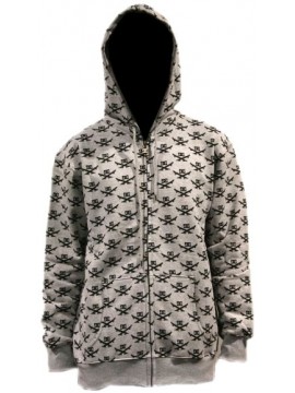 SWEATS  hoodzip Dc skate cross grey