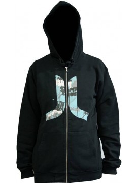 SWEATS  hoodzip Wesc too much paint black