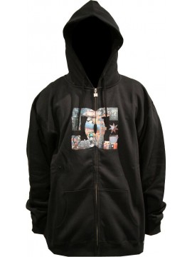 SWEATS  hoodzip Dc flick black