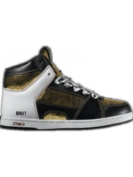 SHOES   ETNIES Rap Hi Shut black gold white