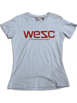 TSHIRTS women wesc script mist blue