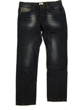 PANTS women Loreak bro jean vintage wash blue