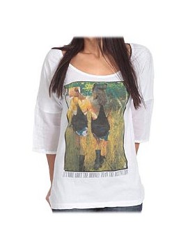 tshirt women Volcom wander quest white