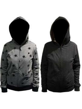 SWEATS hoodzip women DC neverland black
