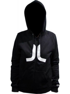 Sweats hoodzip women Wesc icon black