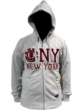 SWEATS hoodzip Element stratford s2 grey heather