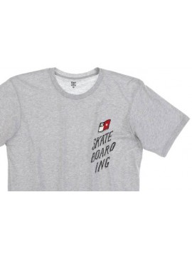 TSHIRTS DC slant heather grey